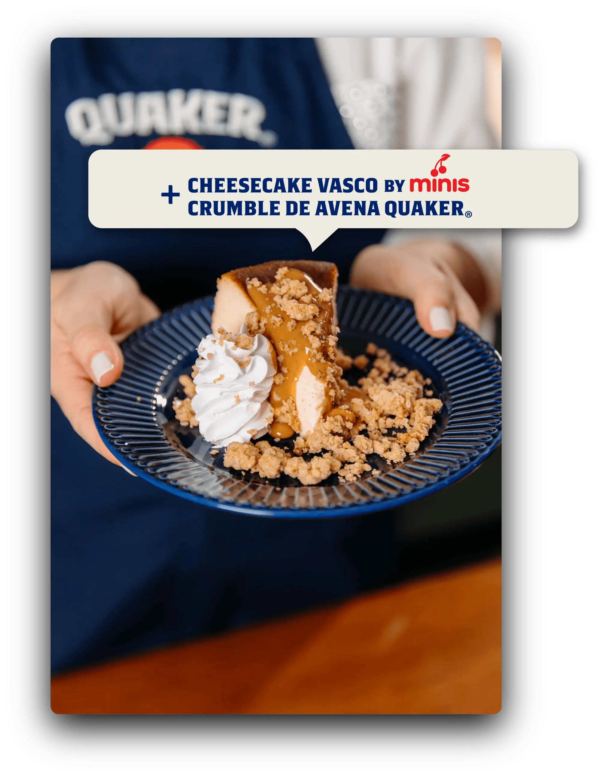 Quaker by mini Cheesecake Vasca